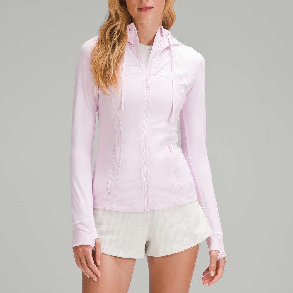 LULULEMON Hooded Define Jacket Meadowsweet Pink Size 6